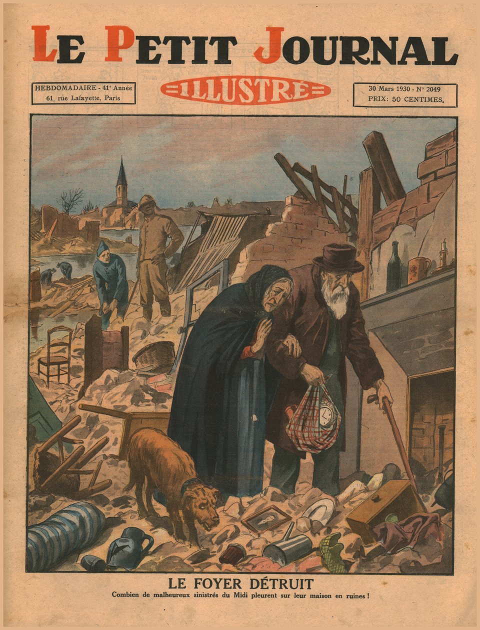 Ett hem förstört, 1930. av Unbekannt