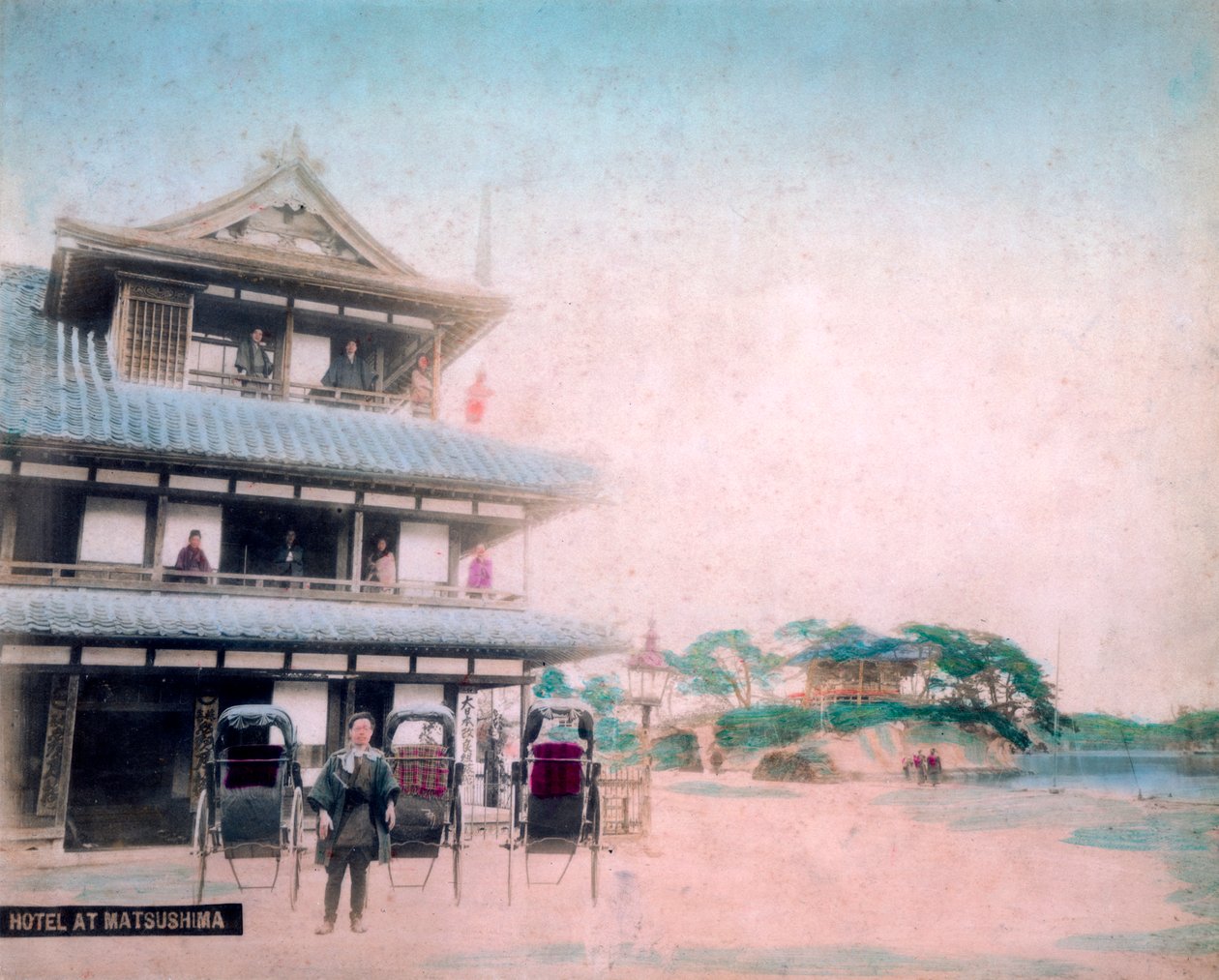 Ett hotell i Matsushima, Miyagi Prefecture, Japan av Unbekannt
