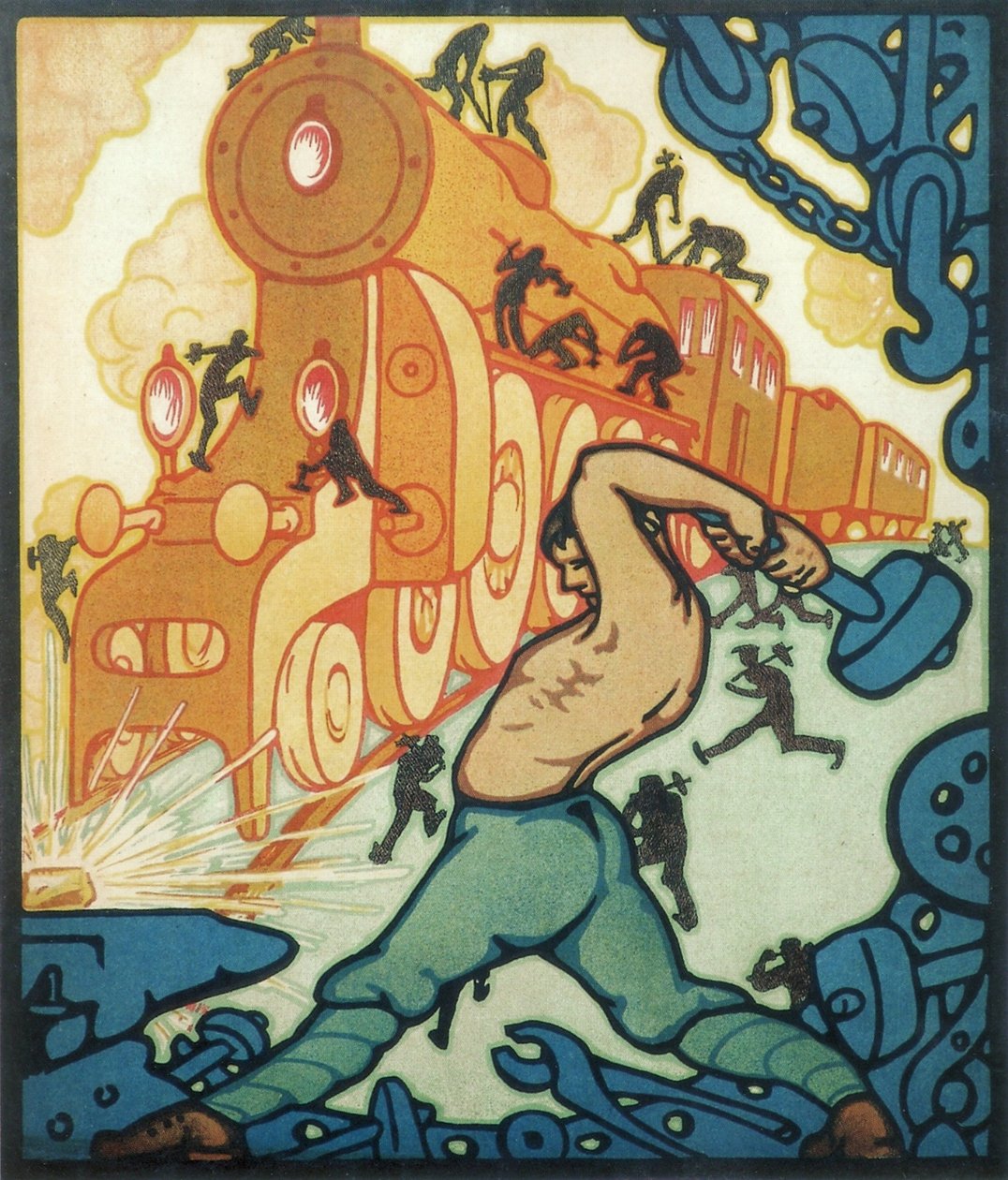 En gemensam insats kommer att lyfta landet från ruinerna, 1920-talet av Unbekannt