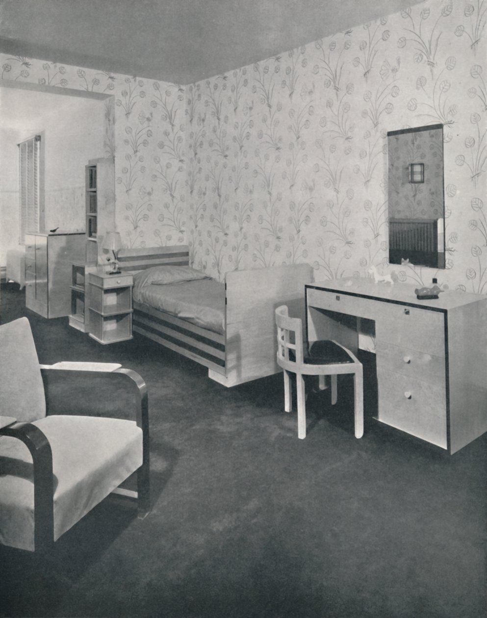 En plantskola designad för Frankl Galleries, Inc., 1933 av Unbekannt