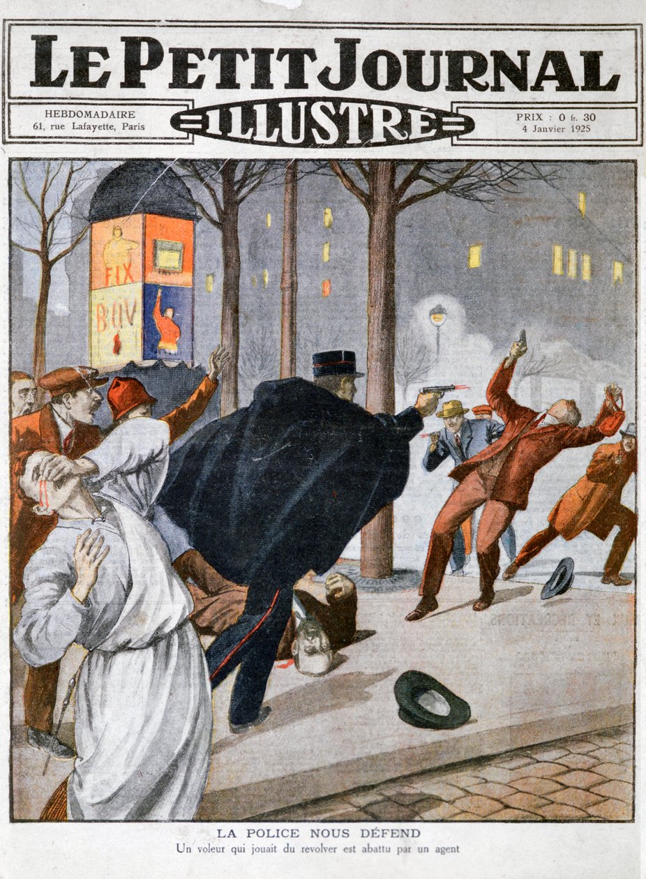 En polisskjutning, 4 januari 1925 av Unbekannt