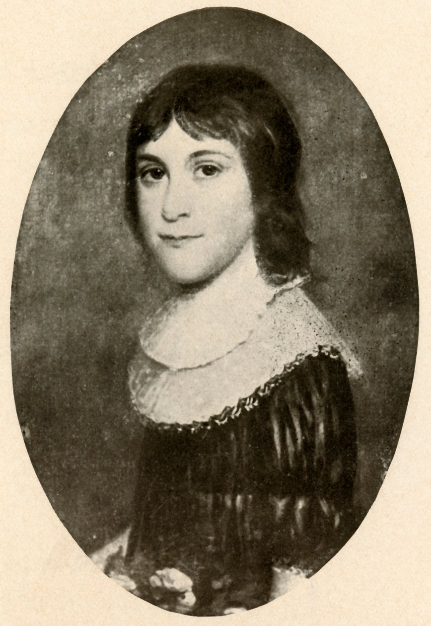Ett porträtt av Catharine Schuyler Van Rensselaer, c1795, 1937. av Unbekannt