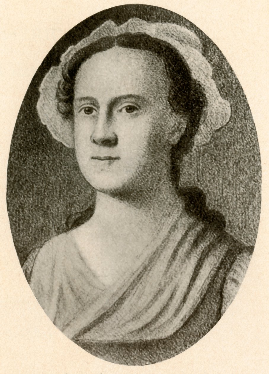 Ett porträtt av Miss Hill of Philadelphia, c1756, 1937. av Unbekannt