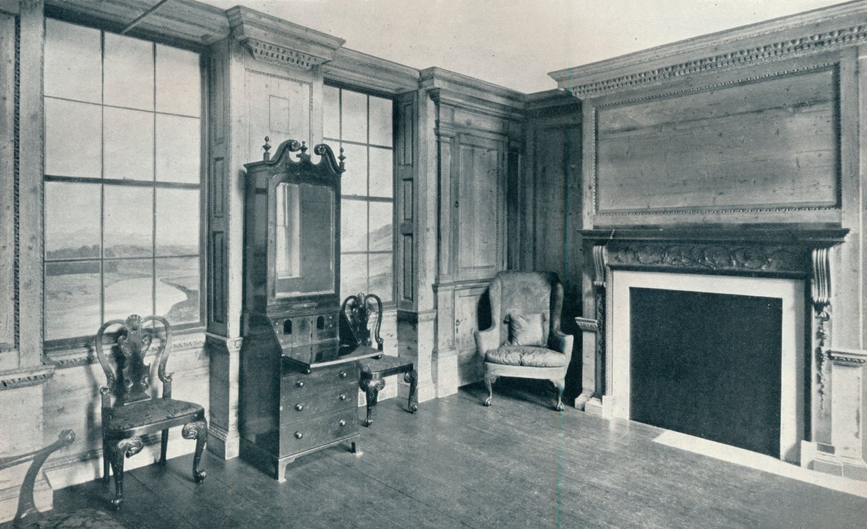 Ett rum på c1740 från 63, Mansell Street, c1740 av Unbekannt