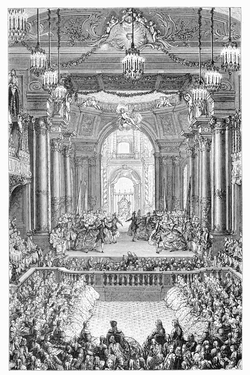 En kunglig bal, 1800-talet av Unbekannt