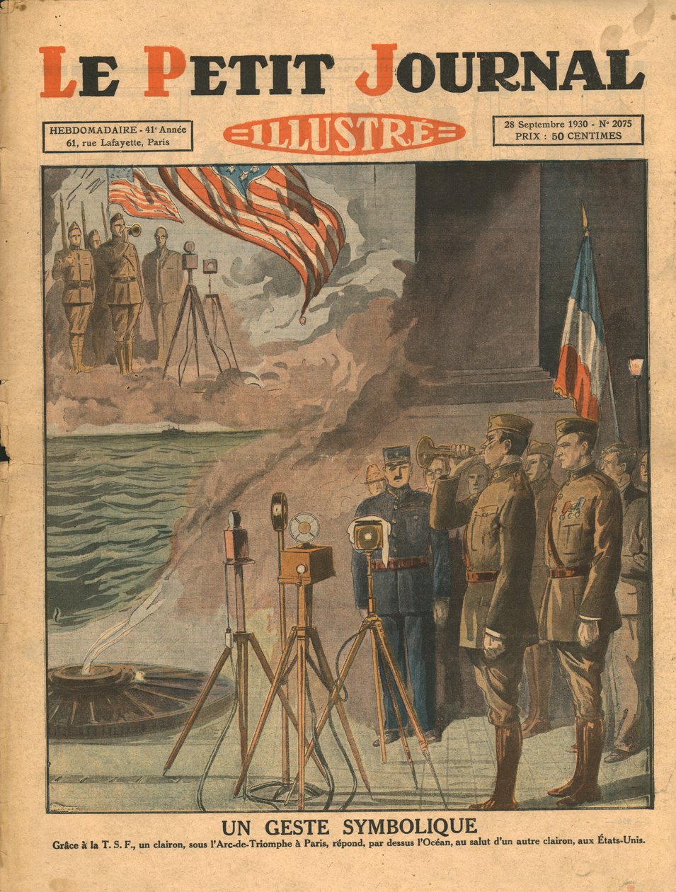 En symbolisk gest, 1930. av Unbekannt