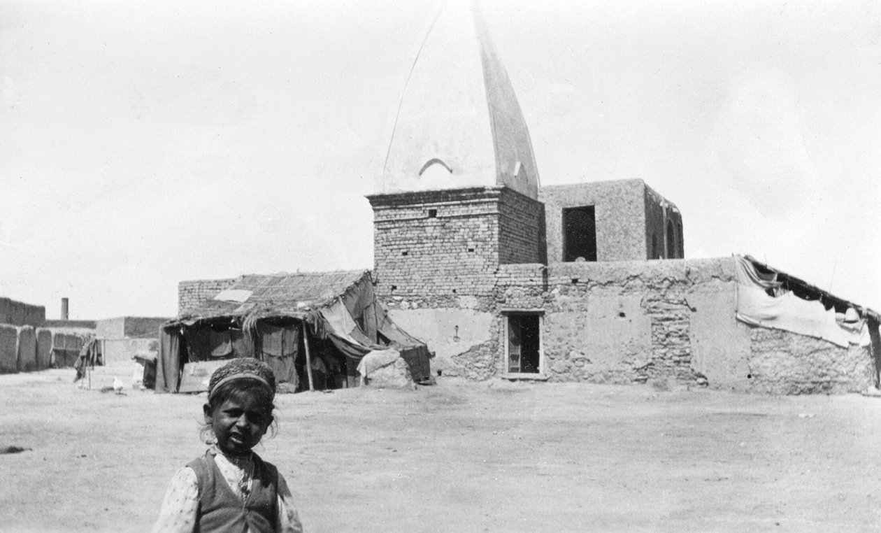 Ett tempel i Nowshera, Indien, 1916-1917 av Unbekannt