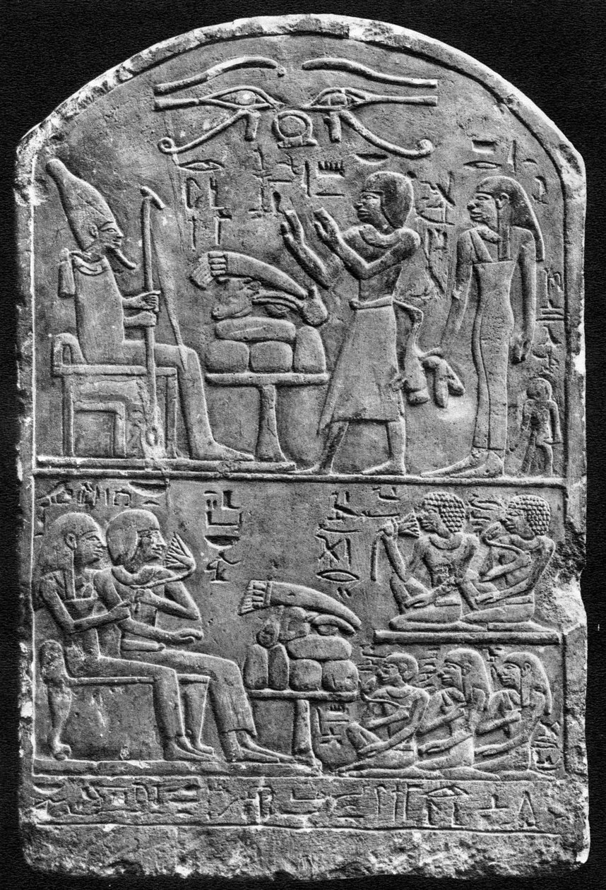 En gravsten av Amennebi, c1550 f.Kr. 1936 av Unbekannt