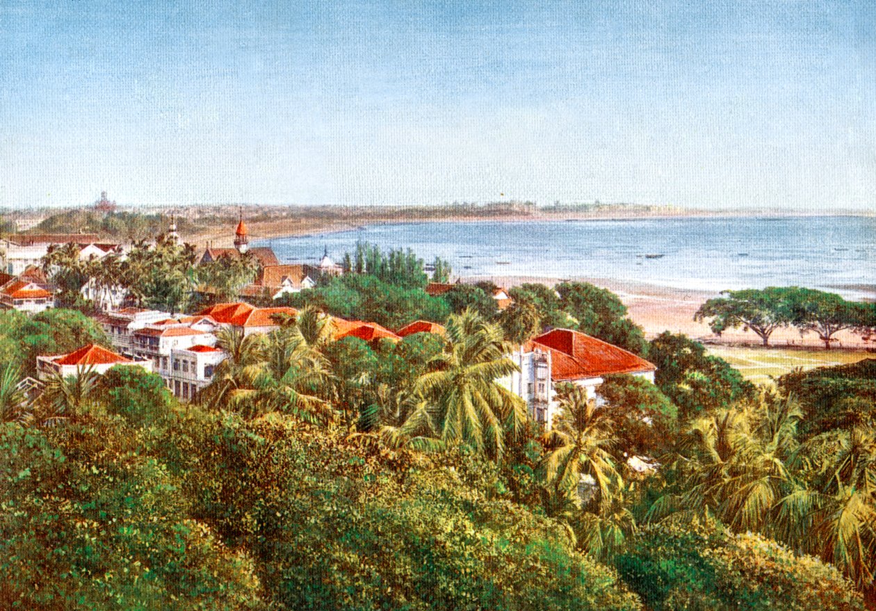 En vy från Ridge, Bombay, Indien, tidigt 1900-tal av Unbekannt