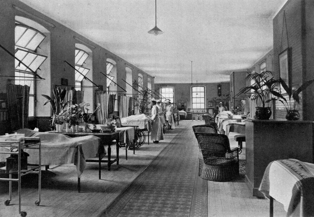 En avdelning på Guys Hospital, Southwark, London, 1904 av Unbekannt