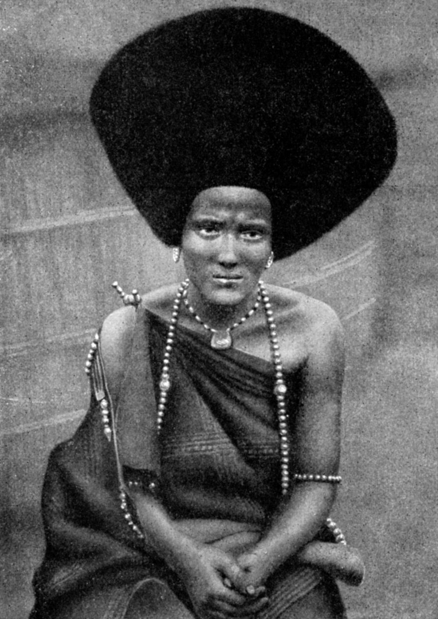En kvinna från Beja Nile eller Baggara folket, Etiopien, Afrika, 1922 av Unbekannt