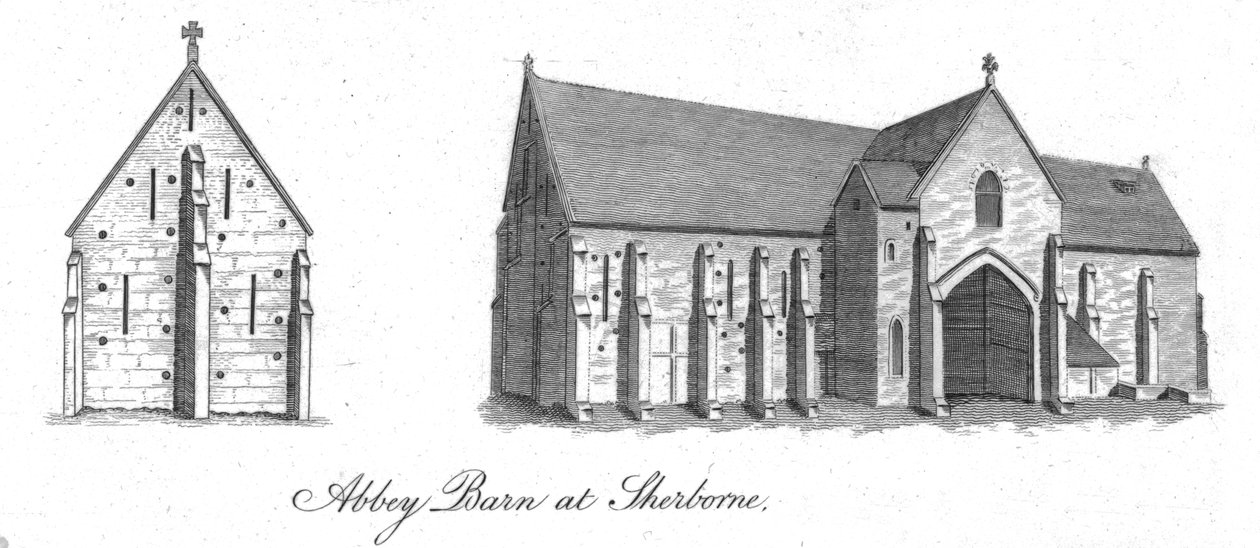 Abbey Barn i Sherborne. av Unbekannt