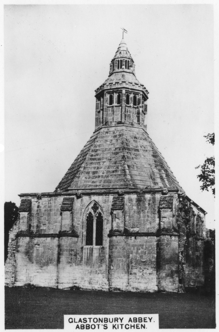Abbots kitchen, Glastonbury Abbey, 1936 av Unbekannt
