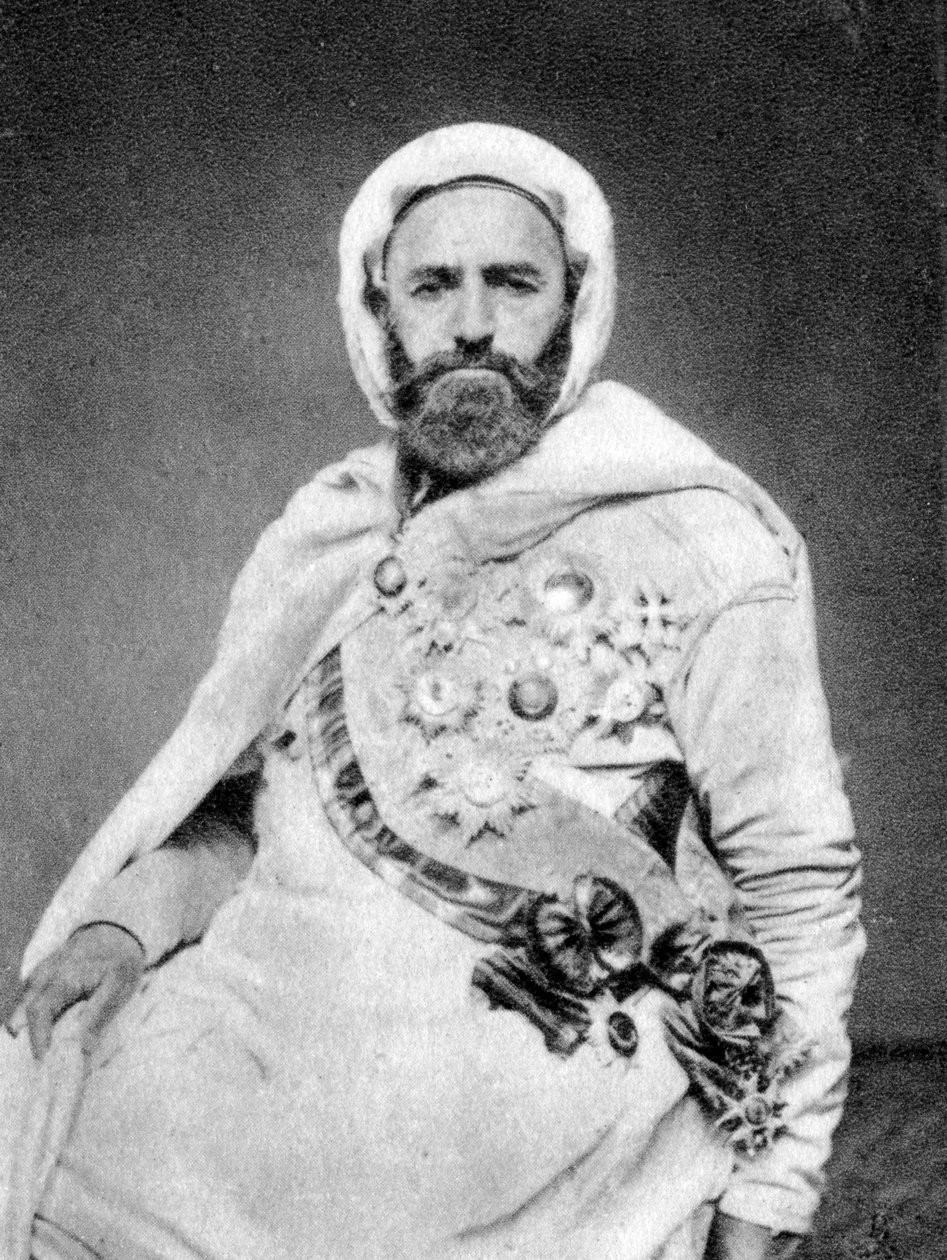 Abd al-Qadir, algerisk sufi och politisk och militär ledare, 1875 av Unbekannt