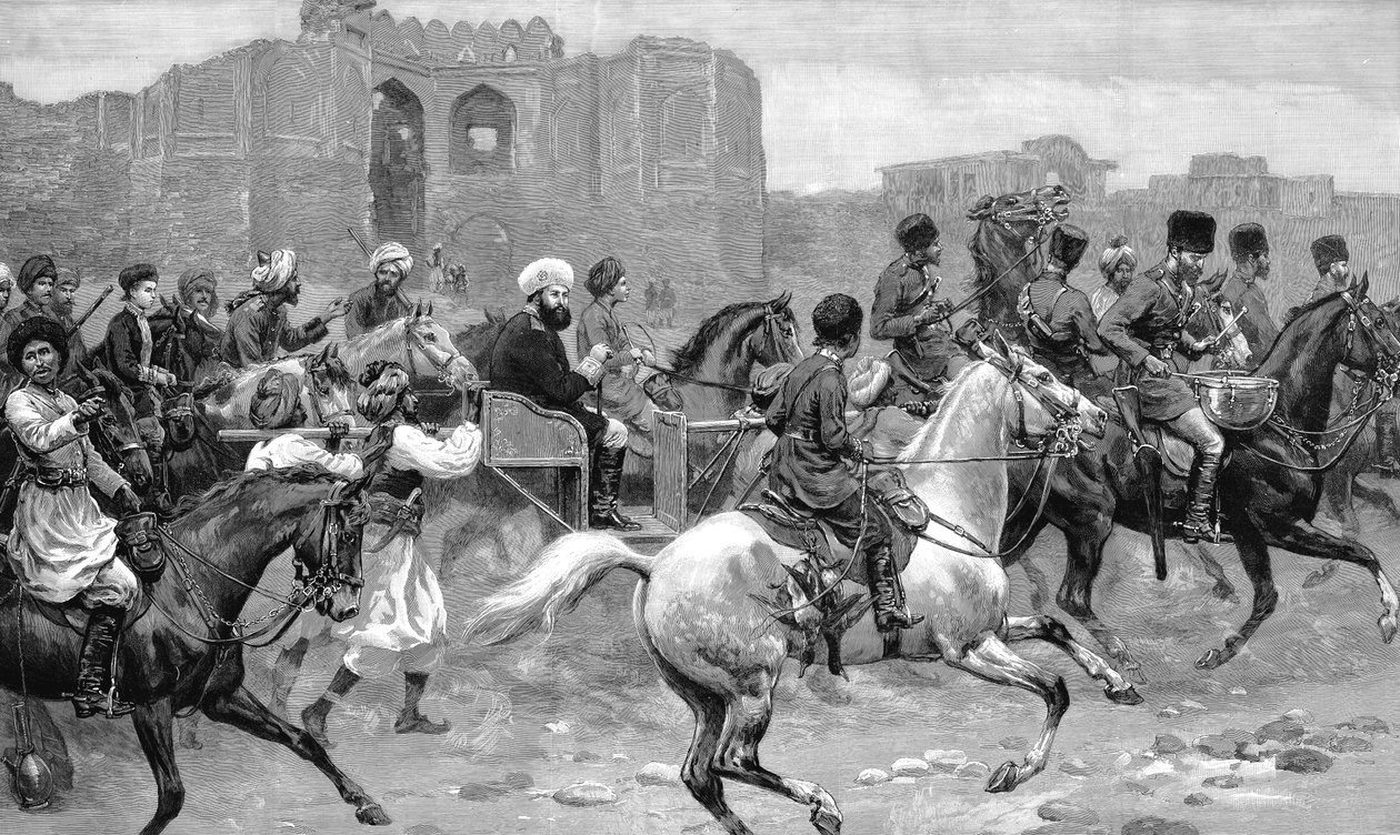 Abdor Rahman Khan 1844-1901, härskare över Afghanistan 1880-1901, 1893 av Unbekannt
