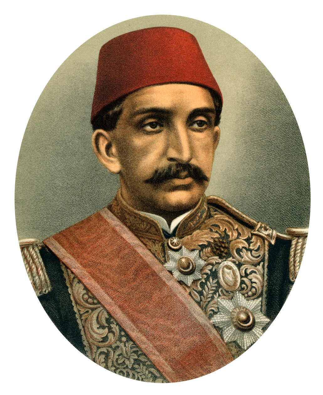 Abdul Hamid II, Turkiets sultan, sent 1800-tal av Unbekannt