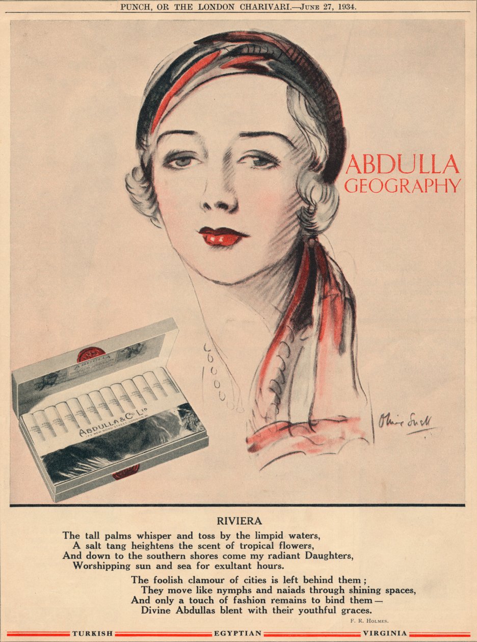Abdulla Geografi - Rivieran, 1934 av Unbekannt