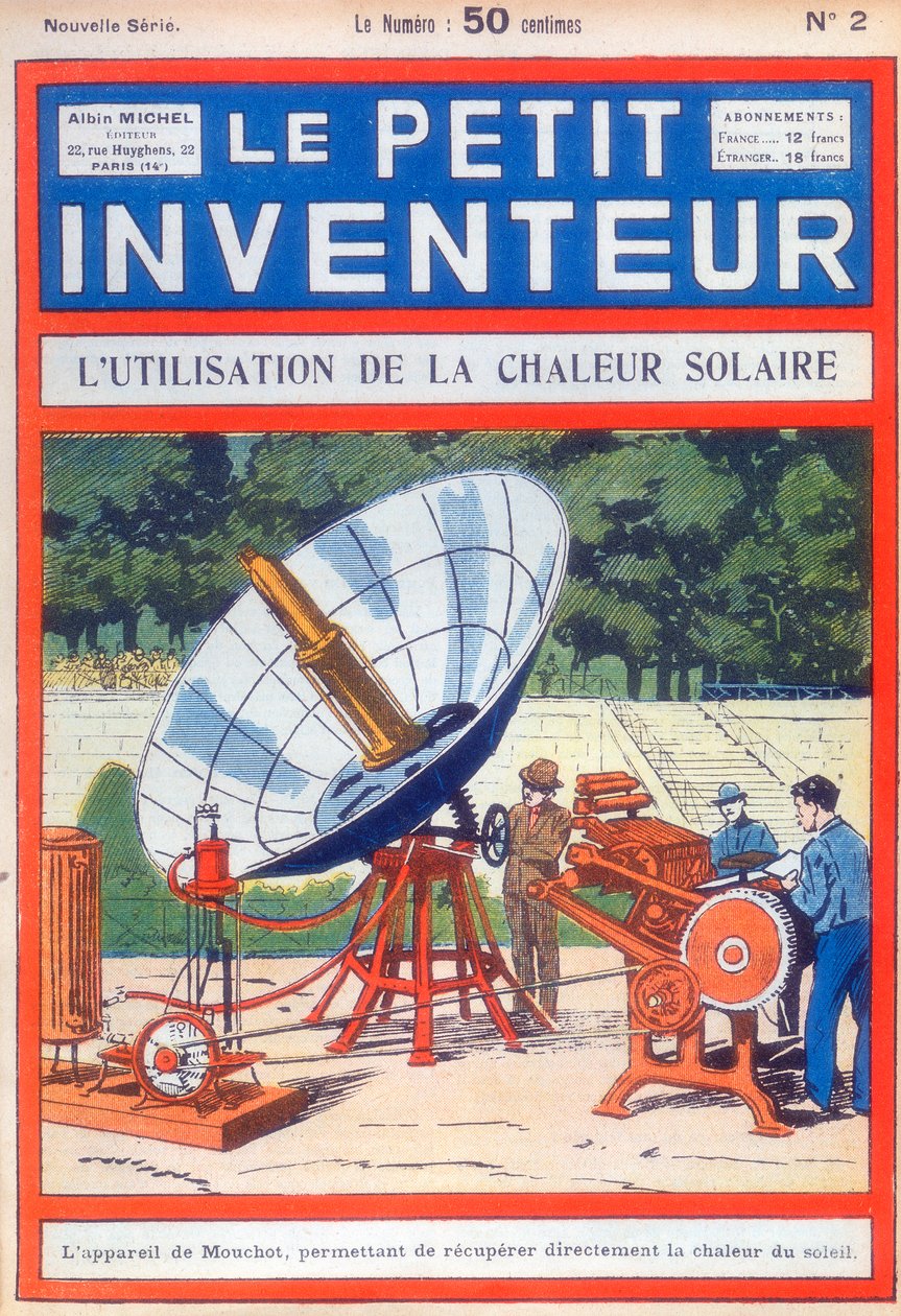 Abel Pifres soldriven tryckpress, c1894 [c1927 av Unbekannt