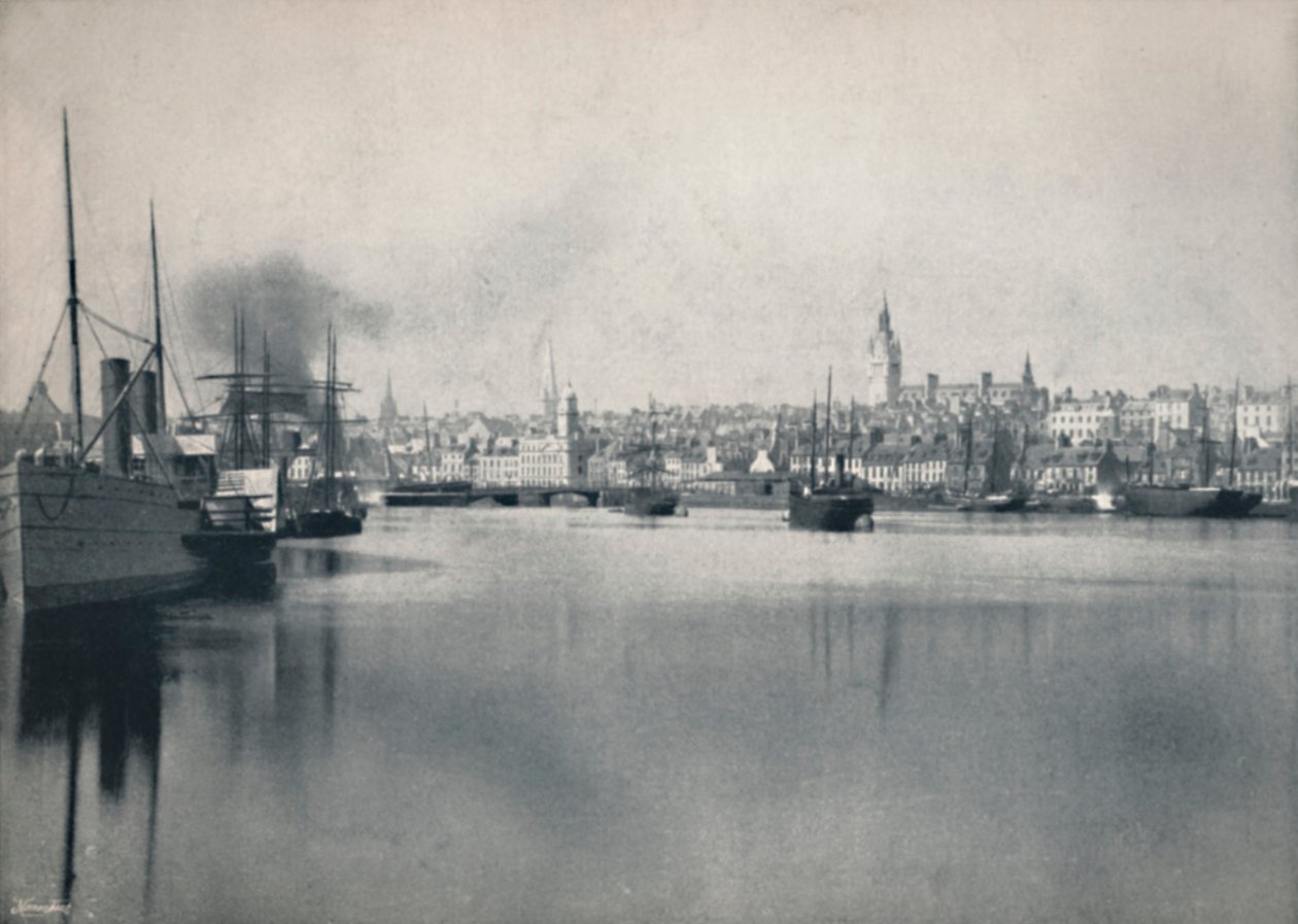 Aberdeen - Allmän utsikt från floden, 1895 av Unbekannt