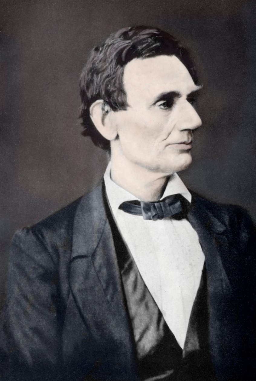 Abraham Lincoln, USA:s 16:e president, 1860-talet, 1933 av Unbekannt