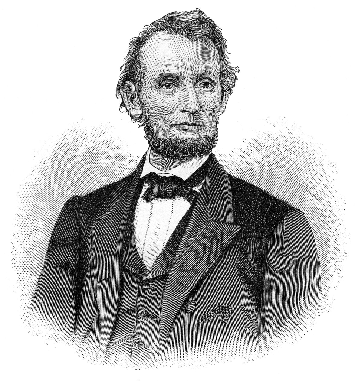 Abraham Lincoln, USA:s 16:e president, 1900 av Unbekannt