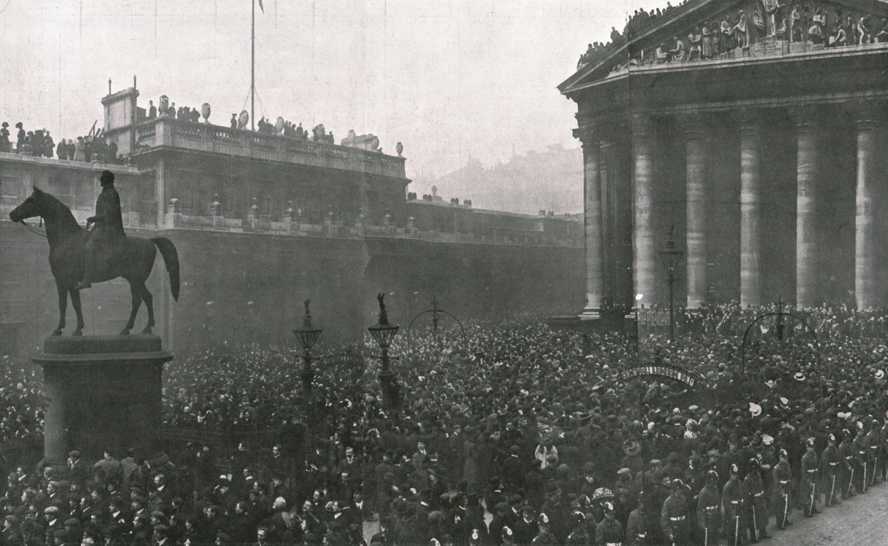 Tillträde av kung George V, 1910. av Unbekannt