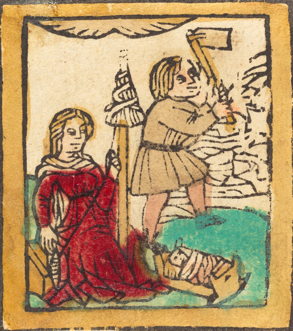 Adam och Eva, ca. 1460. av Unbekannt