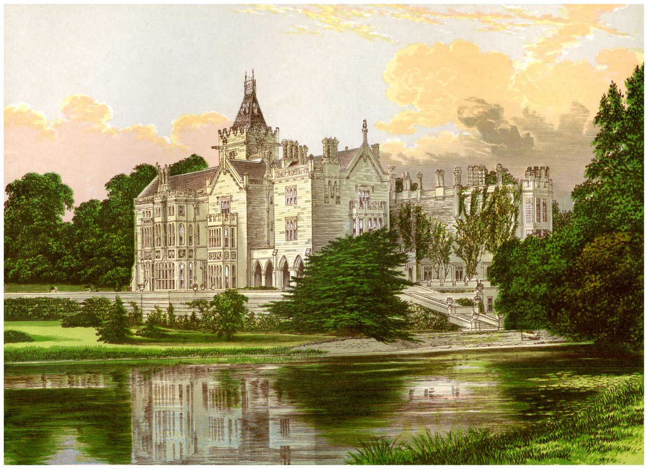 Adare Manor, County Limerick, Irland, hem för Earl of Dunraven, c1880 av Unbekannt