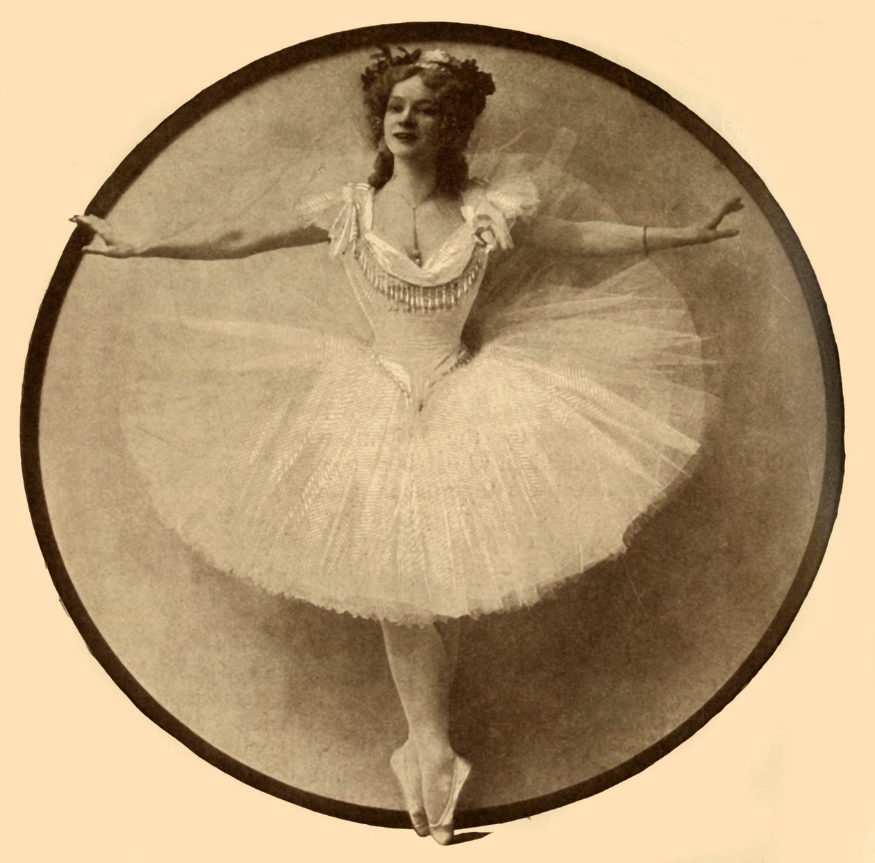 Adeline Genée, en utsökt baletttådansare från den gamla skolan., 1910. av Unbekannt