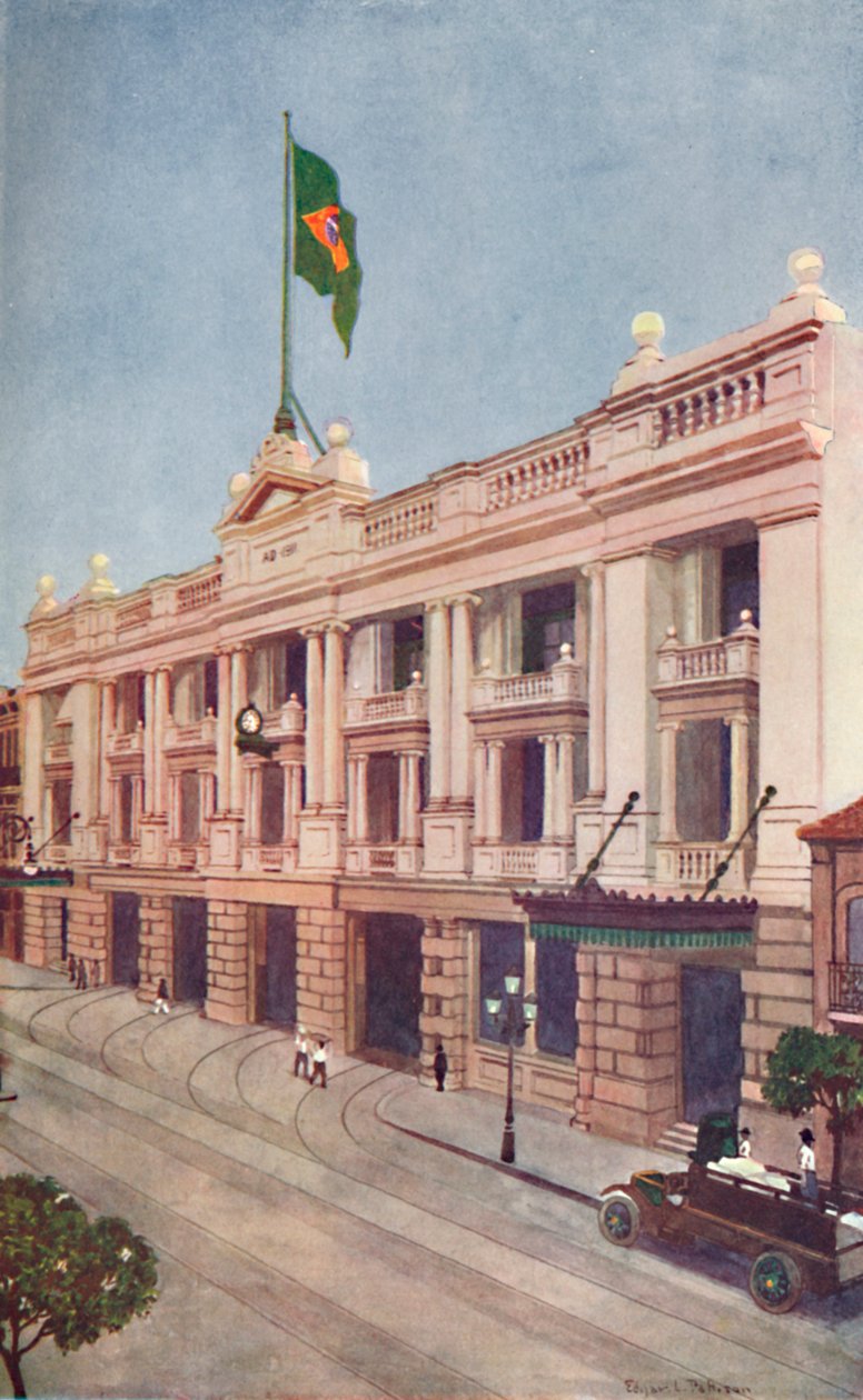 Administrationskontor för Rio Tramway, Light and Power Company, 1914 av Unbekannt