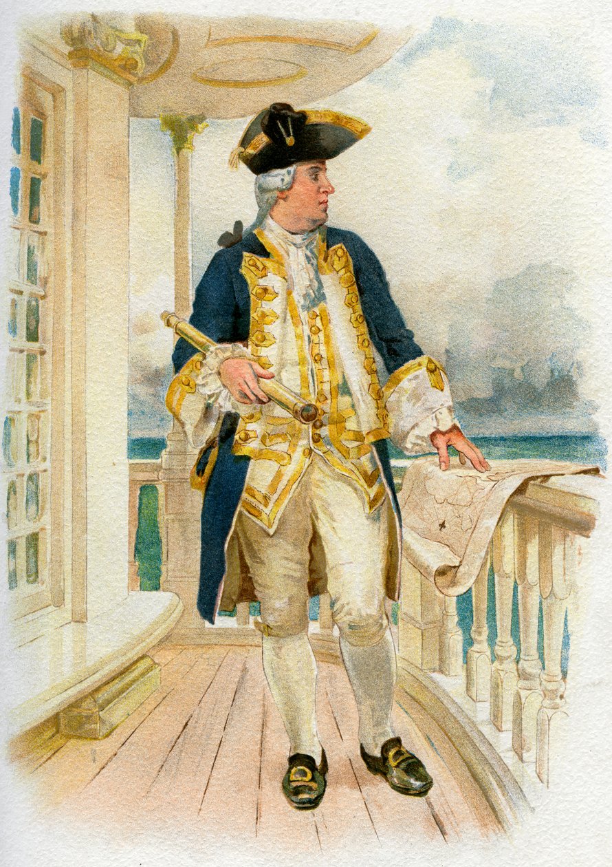 Amiral, 1700-talet c1890-c1893 av Unbekannt