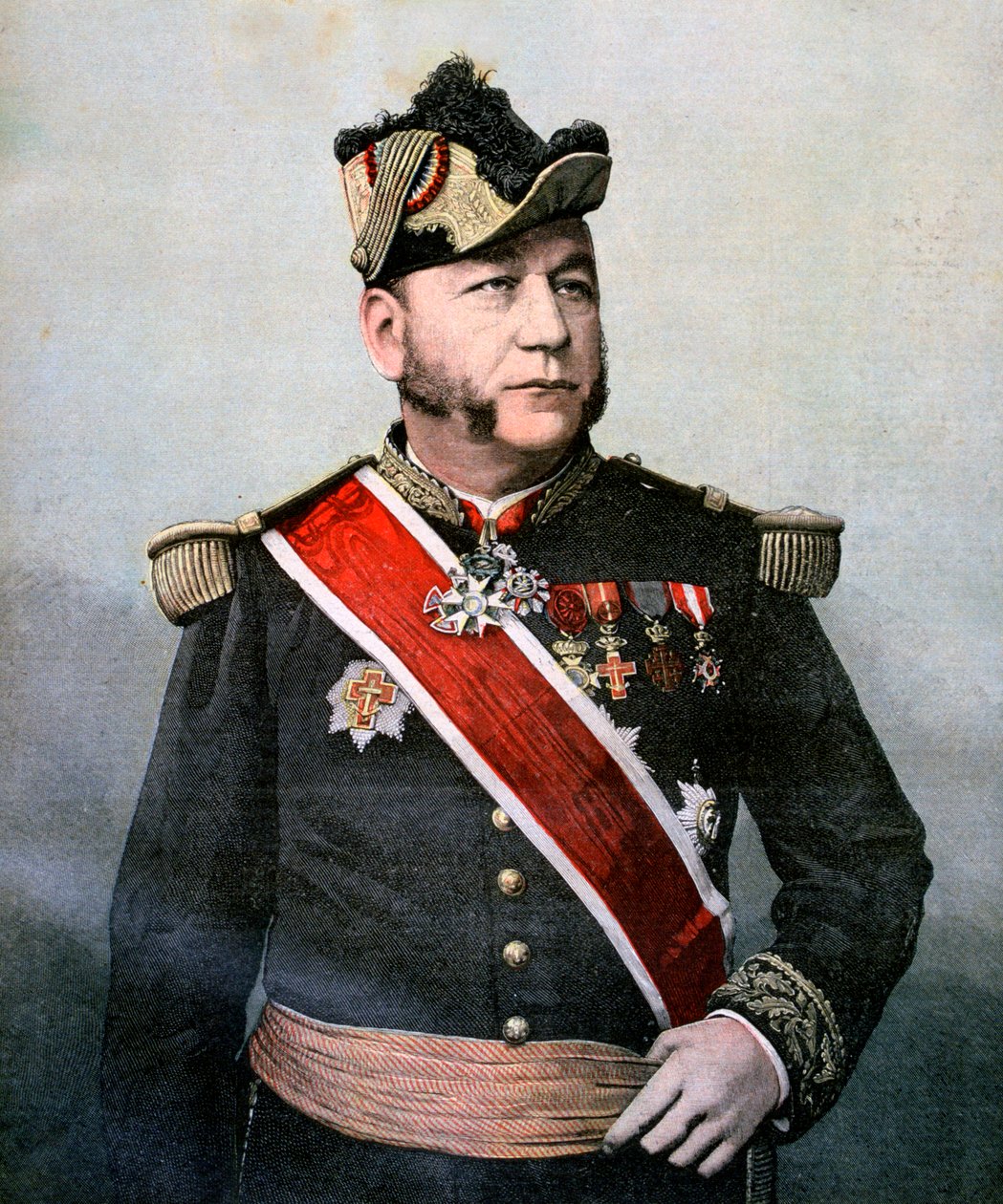 Amiral Humann, befälhavare för franska flottan i Fjärran Östern, 1893 av Unbekannt