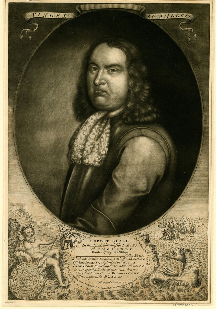 Amiral Robert Blake 1599-1657, 1657 av Unbekannt