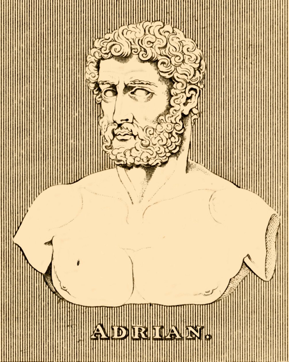 Adrian, 76-138 e.Kr., 1830. av Unbekannt