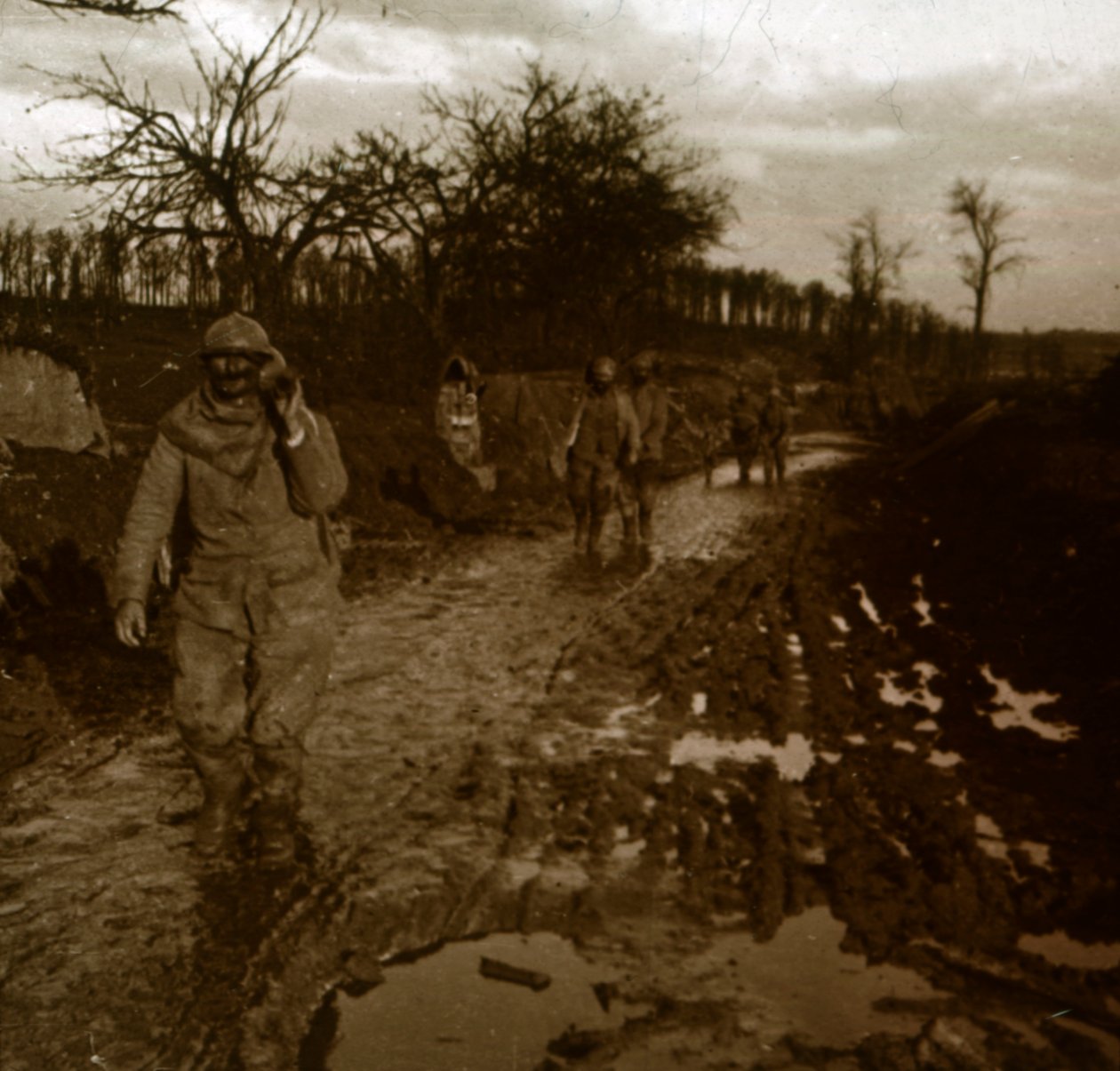 Advance, Kemmel, Flandern, Belgien, c1914-c1918 av Unbekannt