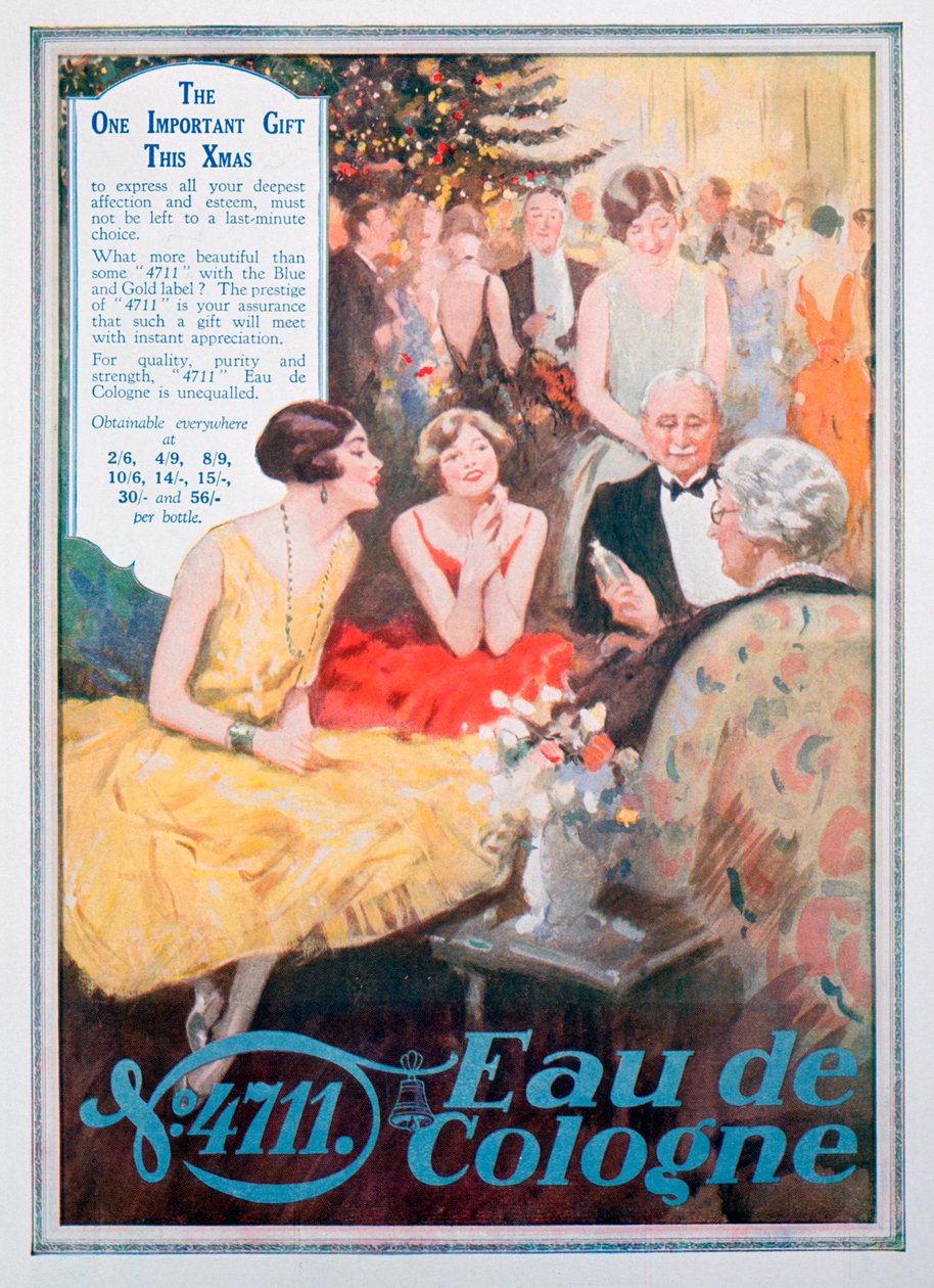 Annons för 4711 Eau de Cologne, 1928 av Unbekannt