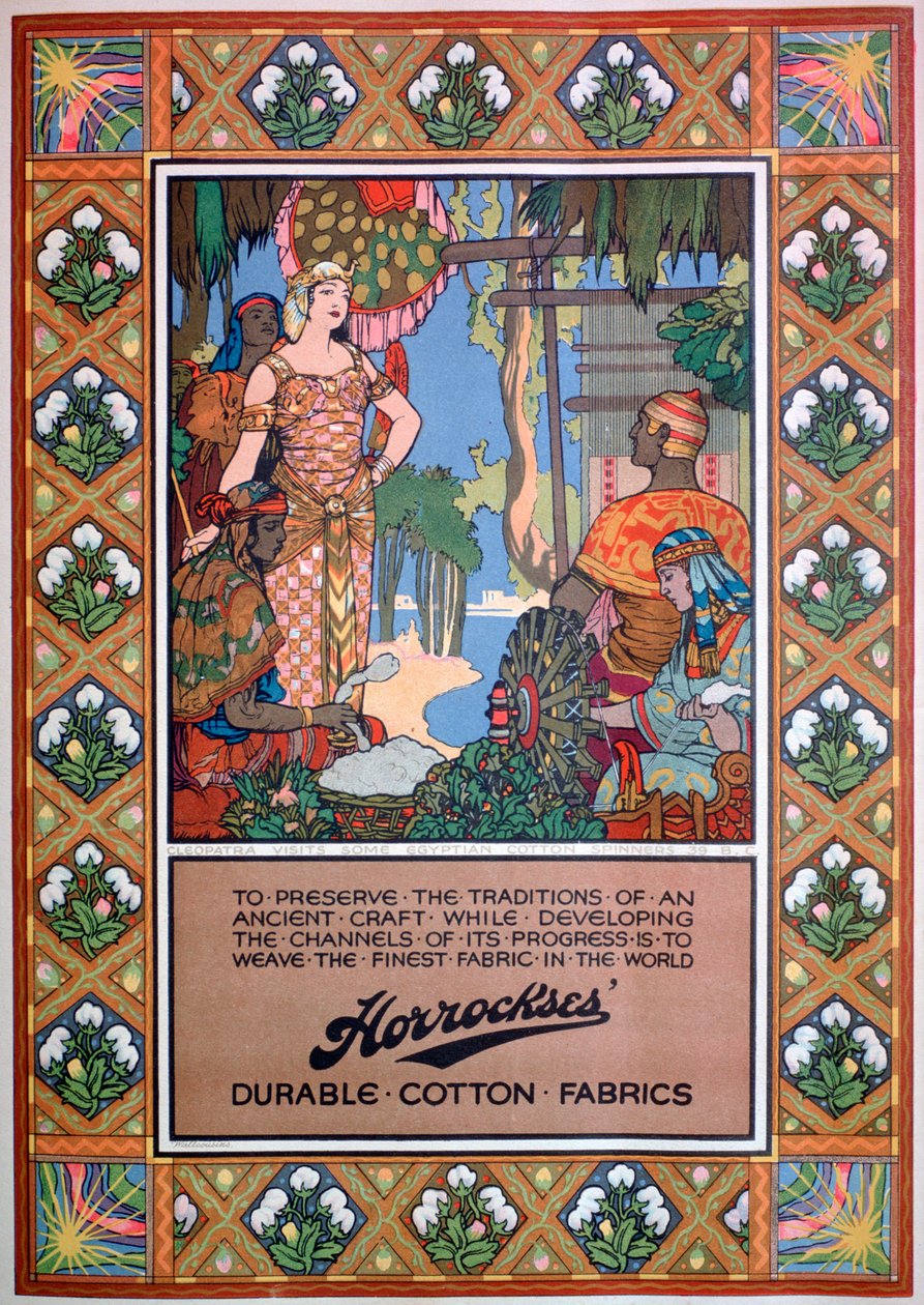 Annons för Horrockses-tyger, 1920 av Unbekannt