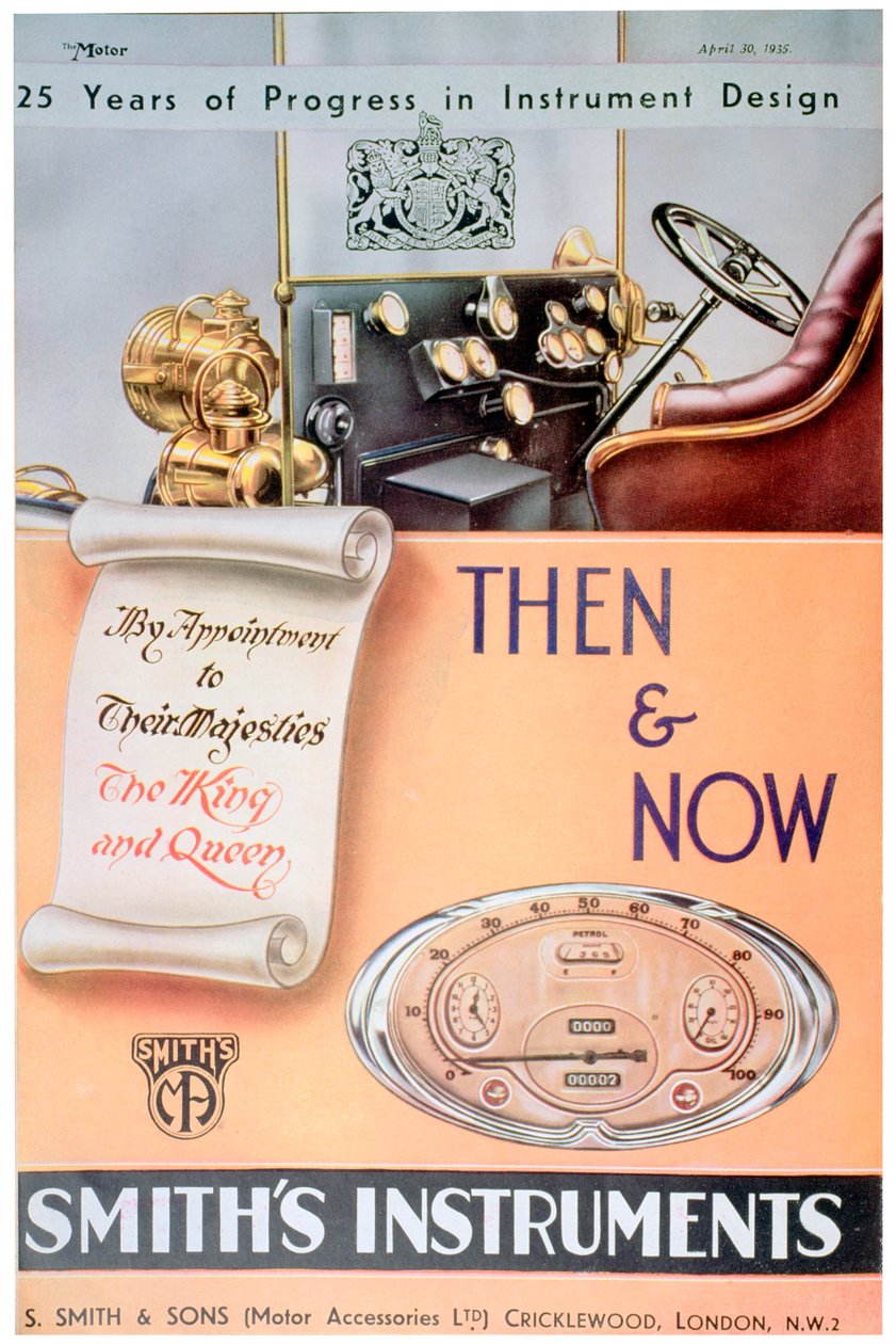 Annons för Smiths Car Instruments, 1935 av Unbekannt