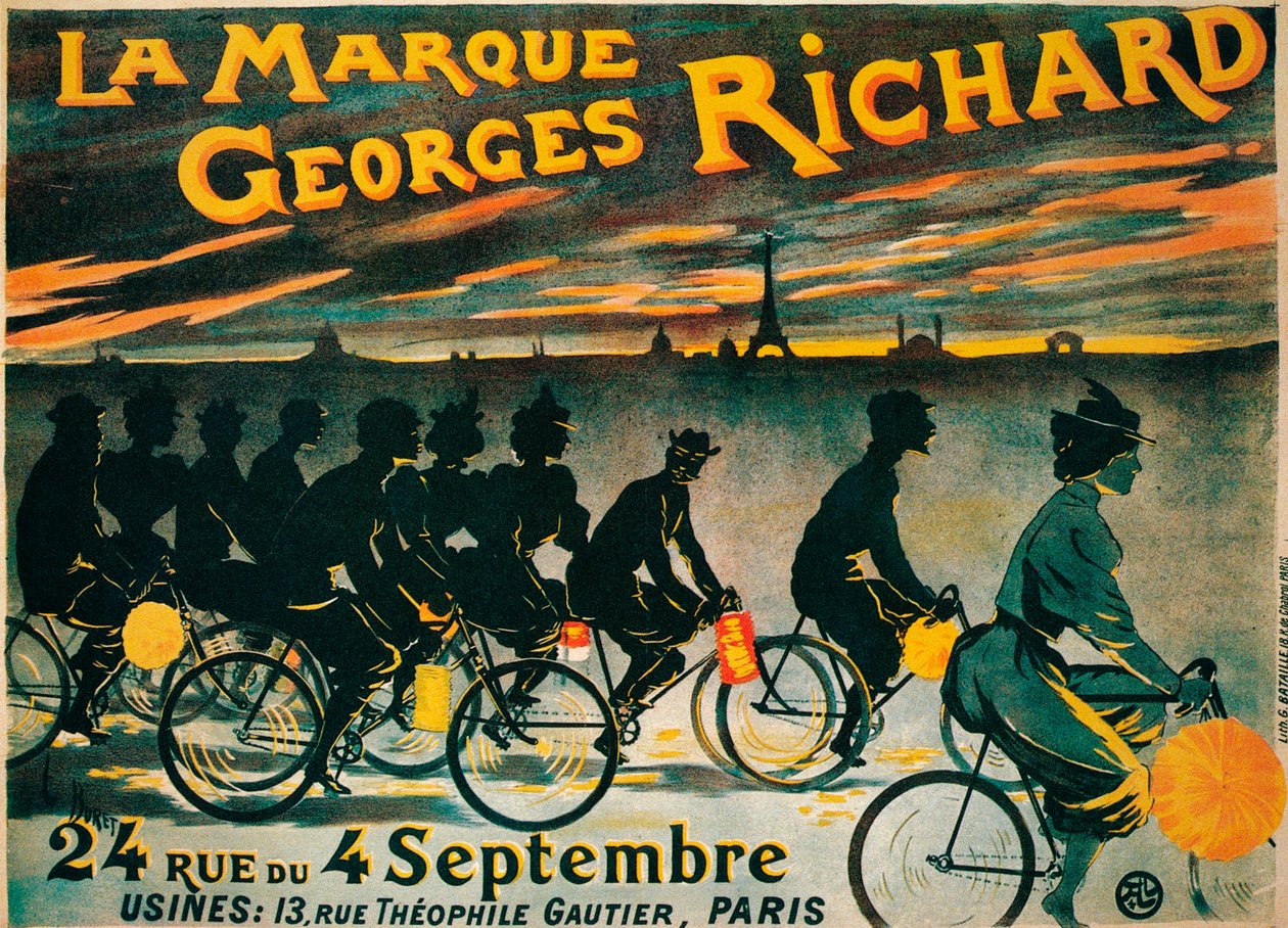 Annons för Georges Richard-cyklar, c1900 av Unbekannt