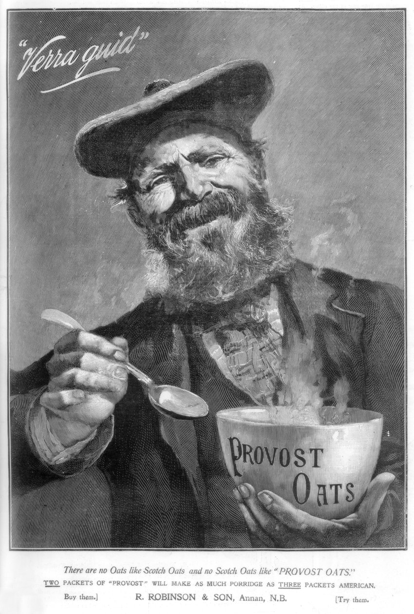 Annons för Provost Oats, 1901 av Unbekannt