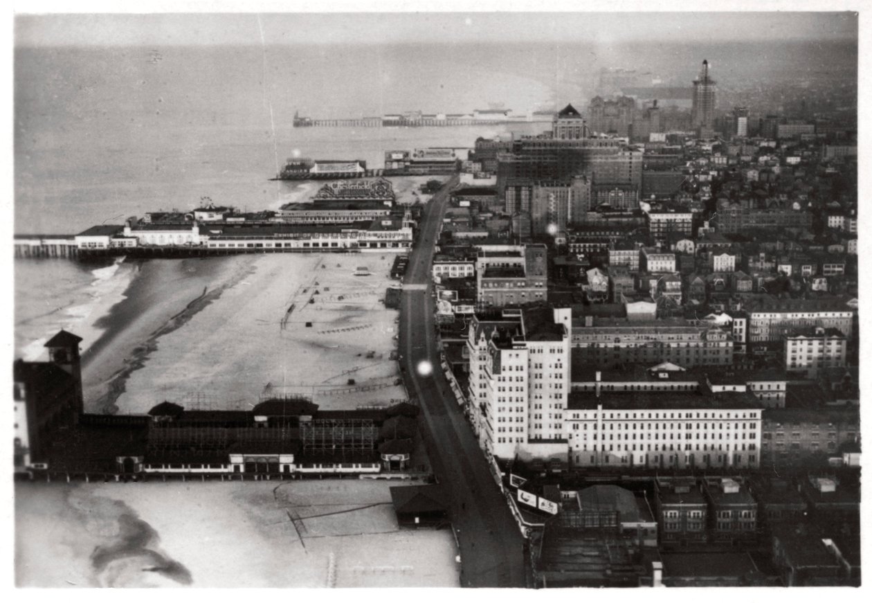 Flygfoto över Atlantic City, New Jersey, USA, från en zeppelinare, 1930 1933 av Unbekannt