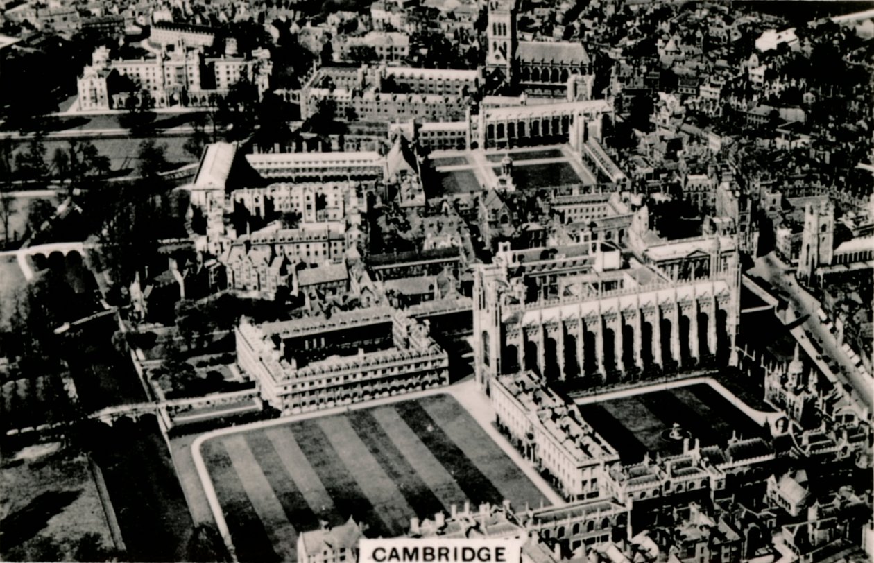 Flygfoto över Cambridge, 1939 av Unbekannt