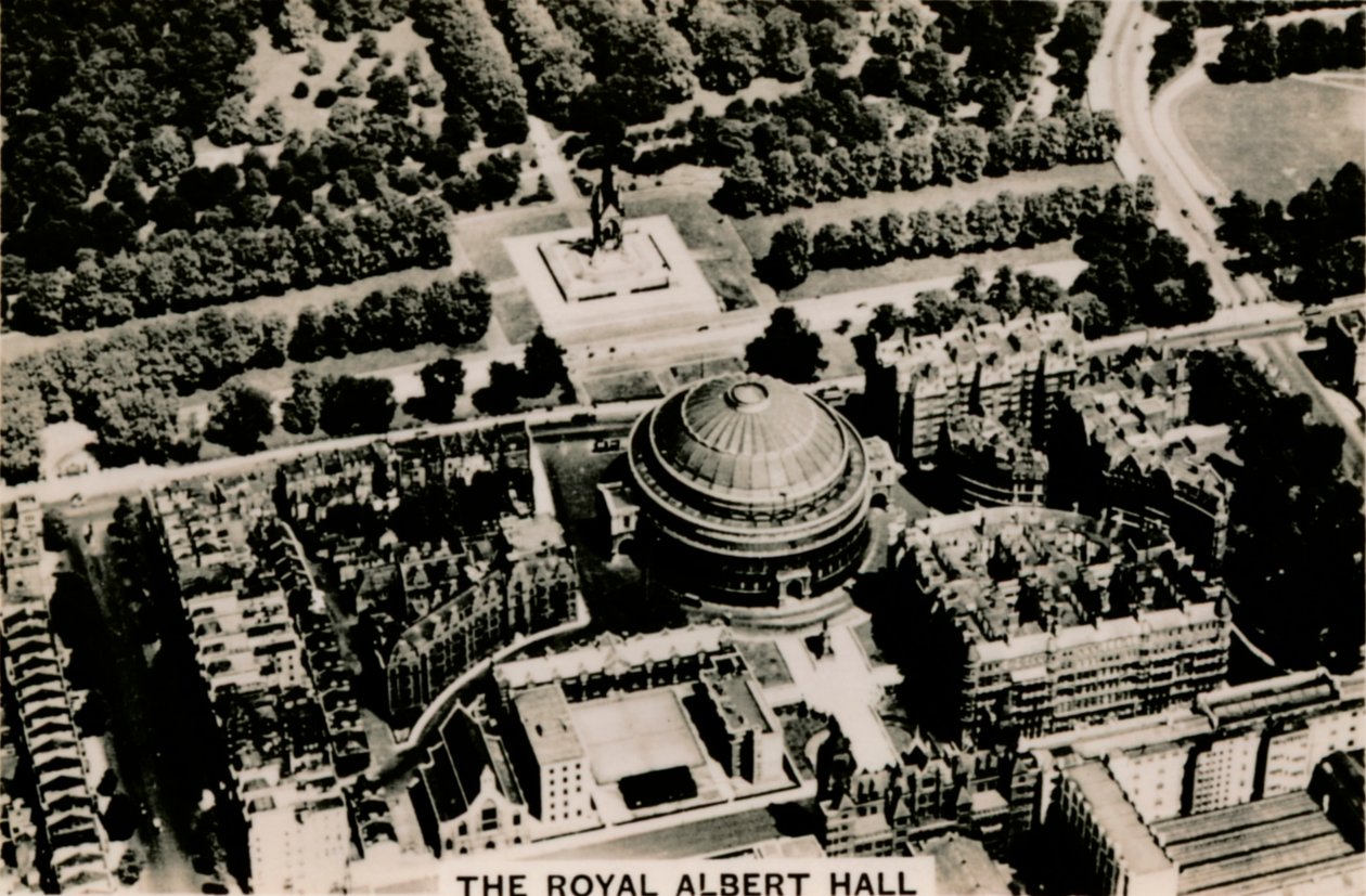 Flygfoto över Royal Albert Hall, 1939 av Unbekannt