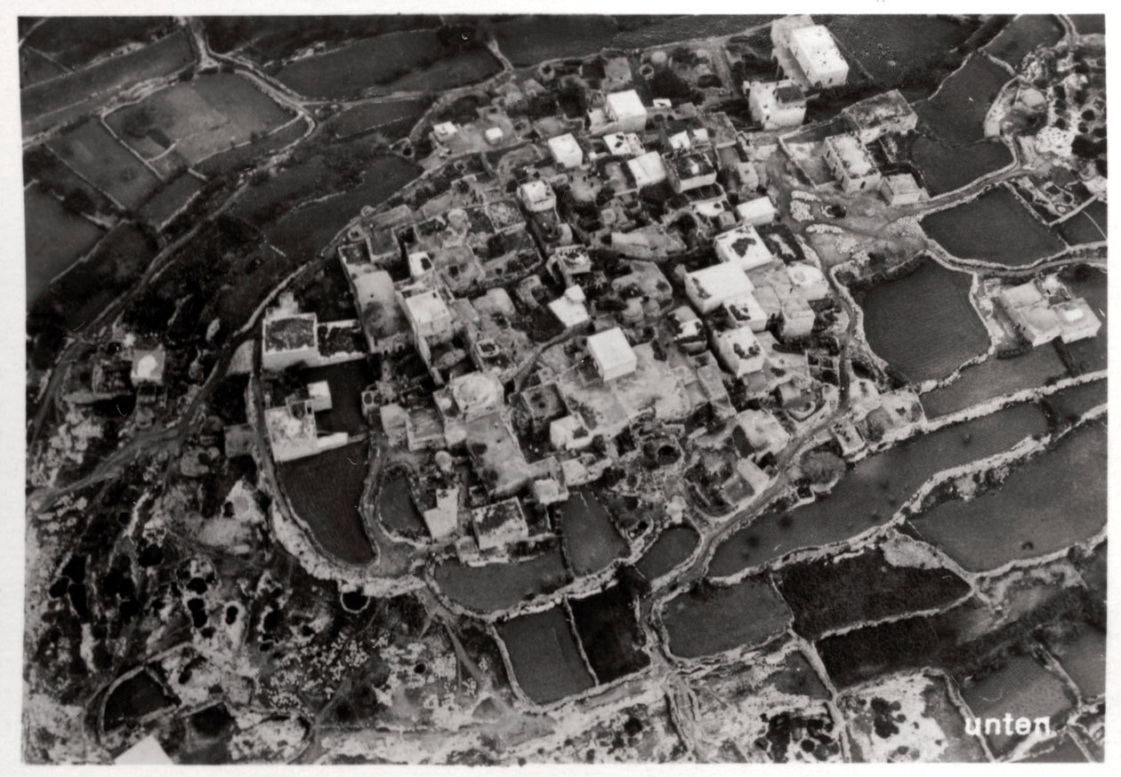 Flygfoto över höjderna runt Jerusalem, Palestina, från en zeppelinare, 1931 1933 av Unbekannt