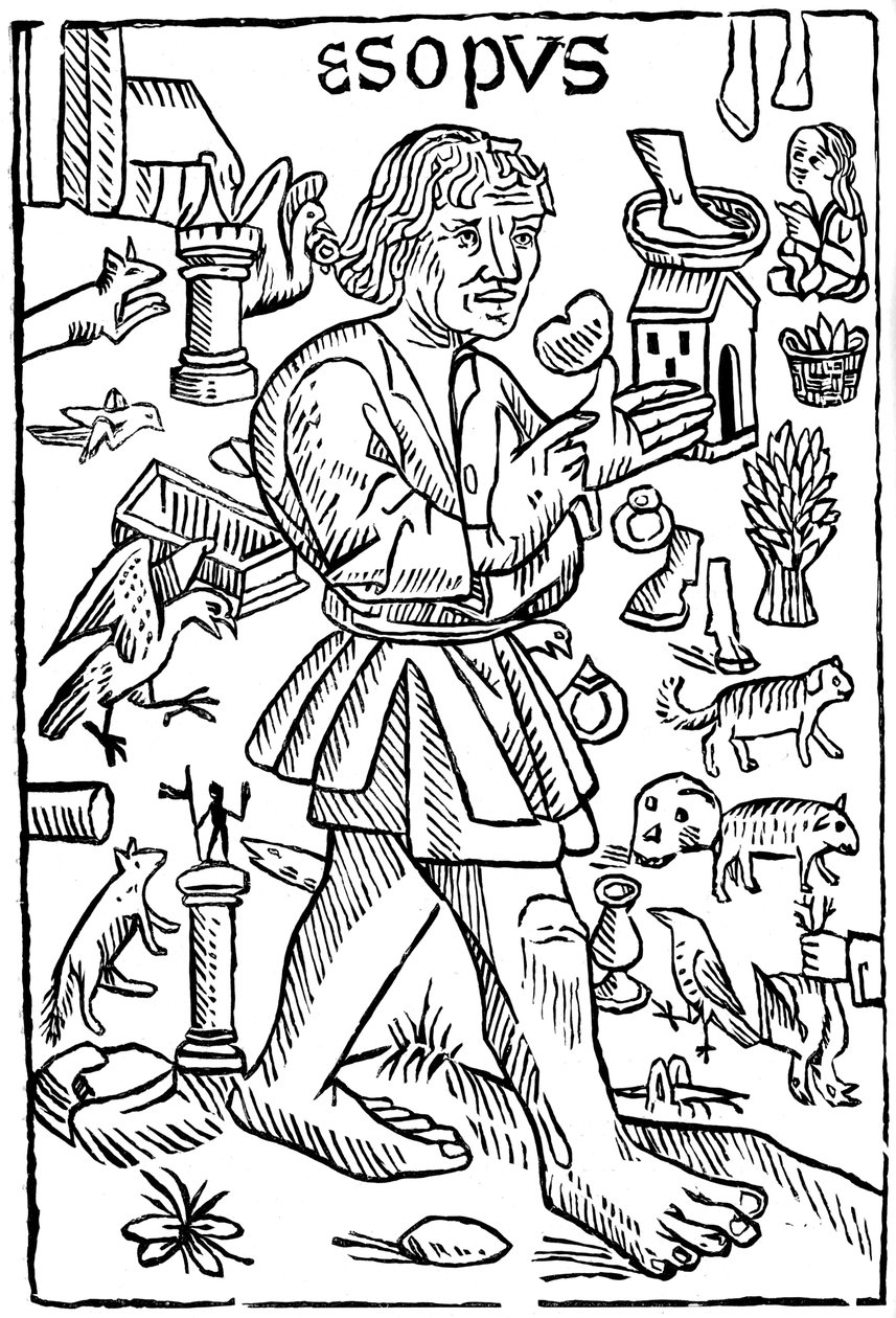 Aesop, 1400-talet 1893 av Unbekannt