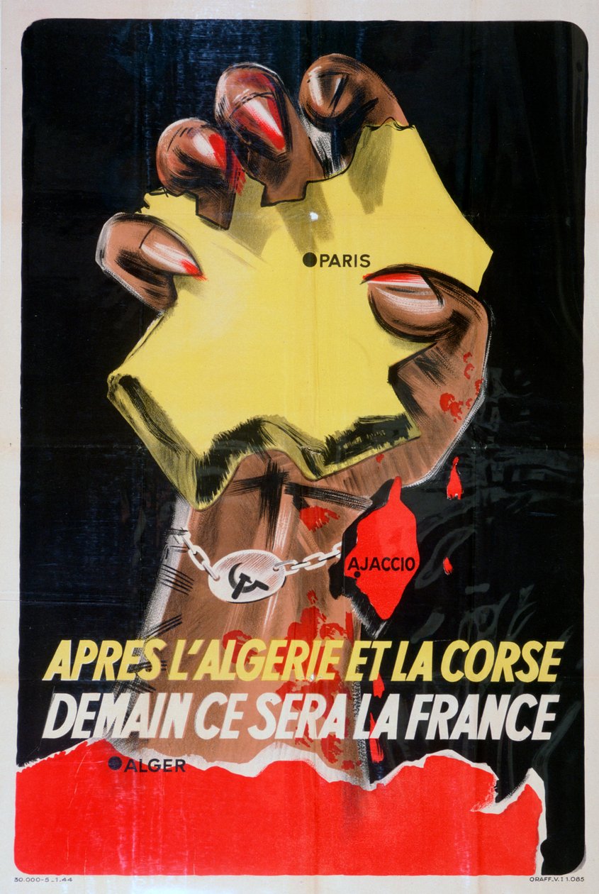 Efter Algeriet och Korsika, imorgon blir det Frankrike, 1943-1944 av Unbekannt