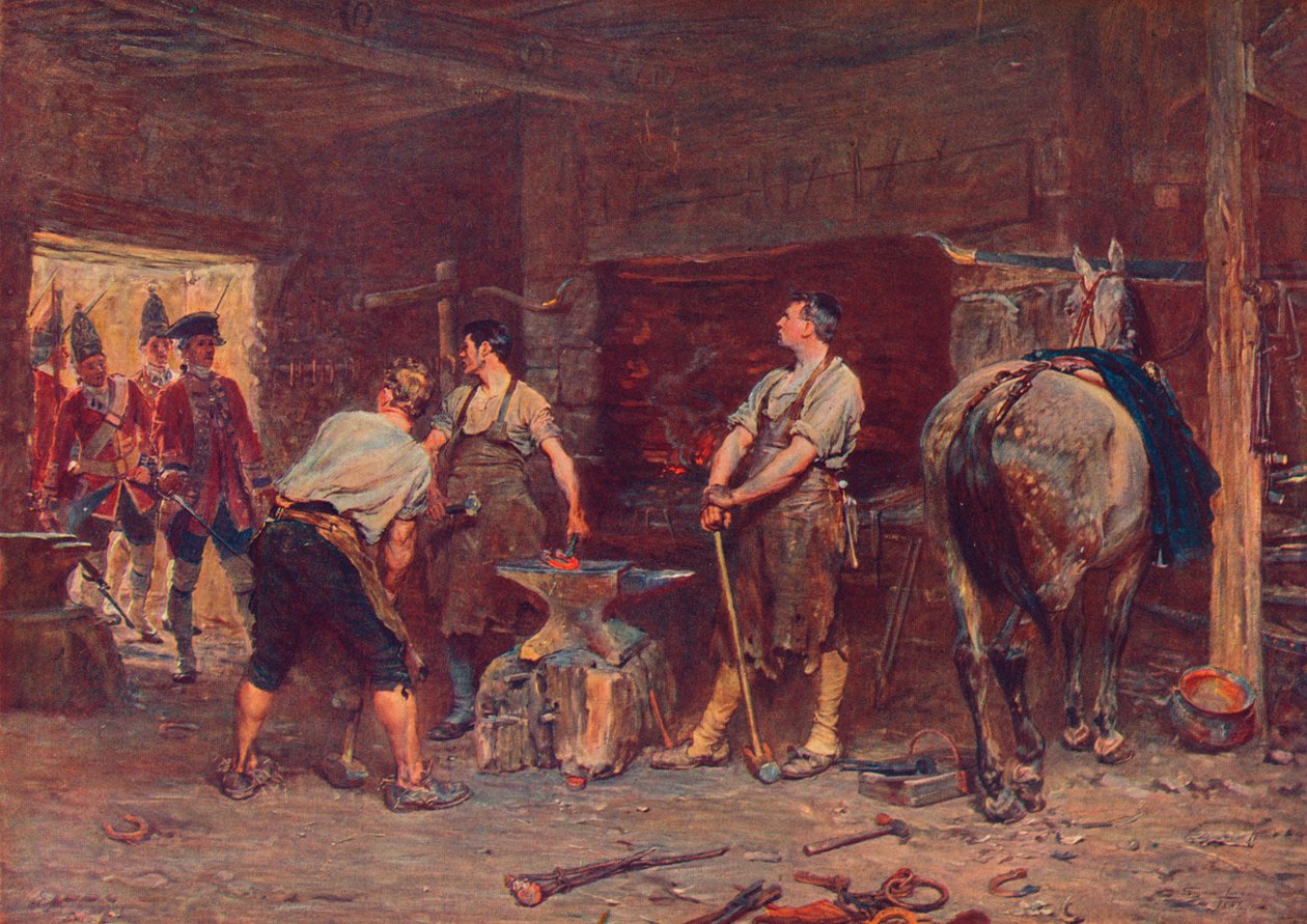 Efter Culloden: Rebell Hunting, 1905 av Unbekannt