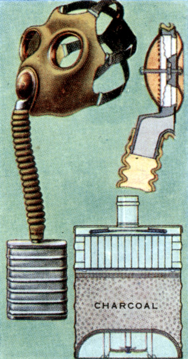 Air Raid Precautions, cigarettkort, brittiskt, 1938 av Unbekannt