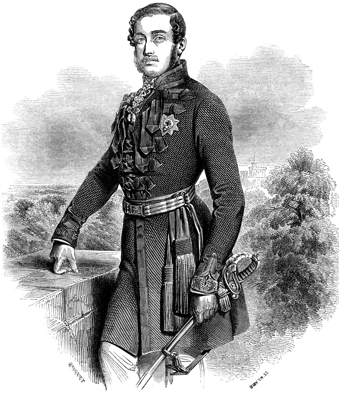 Albert 1819-1861, prinsgemål av drottning Victoria, 1844 av Unbekannt