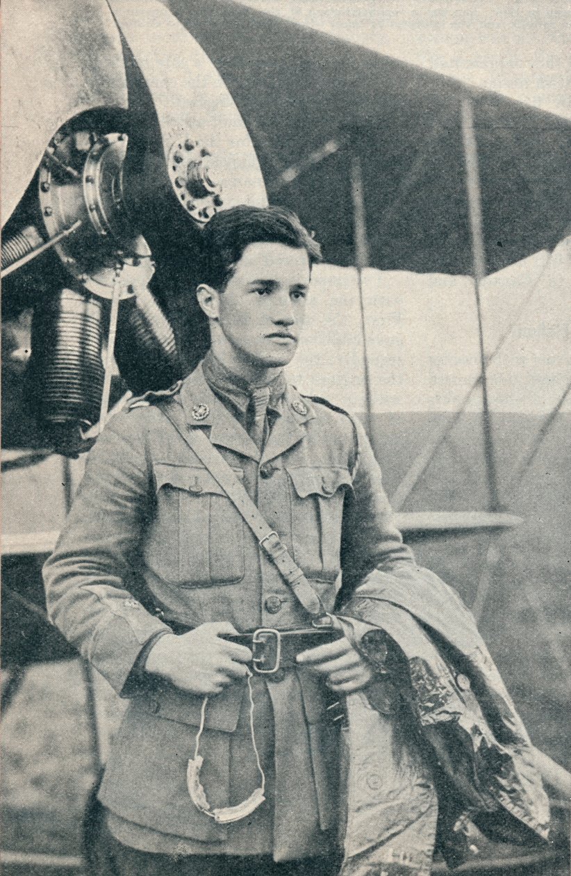 Albert Ball, brittisk pilot från första världskriget och mottagare av Victoria Cross, c1917 c1937 av Unbekannt